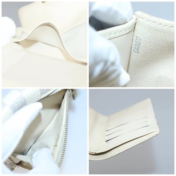 LOUIS VUITTON Damier Azur Portefeuille Koala Trifold Wallet N60013 Auth BA4841 - Picture 15 of 16